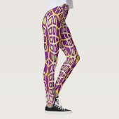 Leggings Une couleur multiple unique "Ratti_Creative_Arts" (Droite)