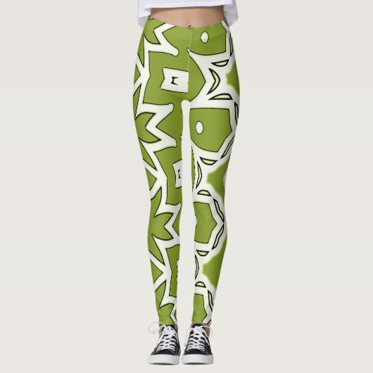 Leggings Une élégante collection abstraite "Ratti_Creative_ (Devant)