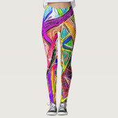 Leggings Une étoile est née avec des jambes d'allégement (Devant)