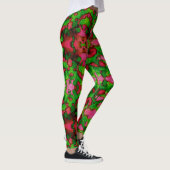 Leggings Une étude en rose et vert (Droite)