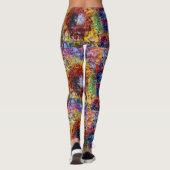 Leggings Une explosion de couleur de tournesol (Dos)