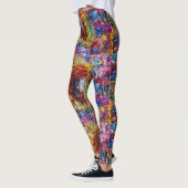 Leggings Une explosion de couleur de tournesol (Gauche)