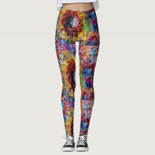 Leggings Une explosion de couleur de tournesol