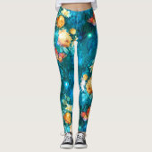 Leggings Une fée dans le jardin Série Design 11 (Devant)