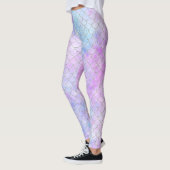 Leggings Une galaxie de sirène Série Conception 1  (Gauche)