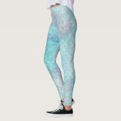 Leggings Une galaxie de sirène Série Conception 2 (Gauche)