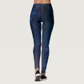 Leggings Une galaxie d'étoiles dans la nuit mignonne (Dos)