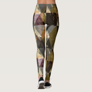 Leggings Une jambe abstraite moderne