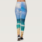 Leggings Une journée à la plage (Dos)