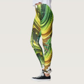 Leggings Une onde de choc une ambiance dynamique et futuris (Gauche)