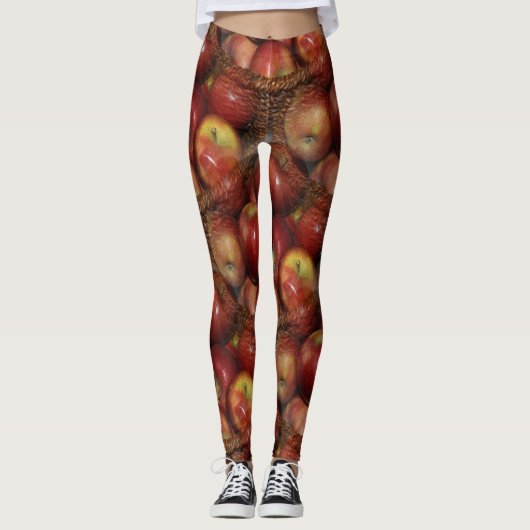 Leggings Une pomme par jour... (Devant)