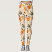 Leggings Une série florale d'automne 1 (Devant)