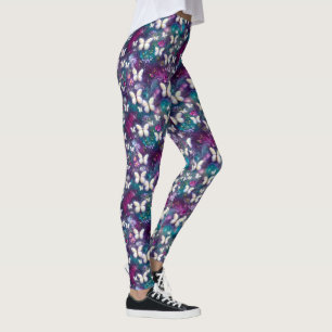Leggings Une série mystique de papillons 5