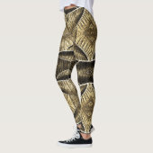 Leggings Une texture unique en bois "Ratti_Creative_Arts" (Gauche)