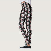 Leggings Unicorn blanc et Flowers (Gauche)