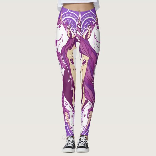Leggings Unicorn Mandala (Devant)