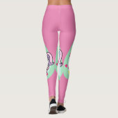 Leggings Unicorne arc-en-ciel (Dos)