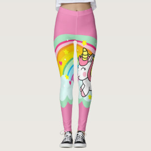 Leggings Unicorne arc-en-ciel