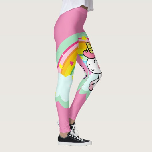 Leggings Unicorne arc-en-ciel (Droite)