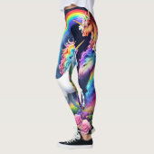 Leggings Unicorne arc-en-ciel une (Gauche)