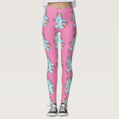 Leggings Unicorne Bleue Courant Thunder_Cove (Devant)