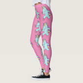 Leggings Unicorne Bleue Courant Thunder_Cove (Gauche)