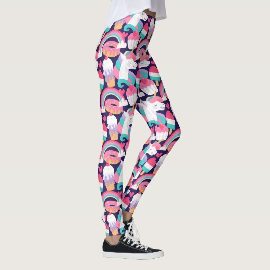 Leggings Unicorne colorée (Droite)