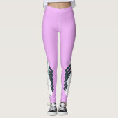 Leggings Unicorne en Pose de Yoga (Devant)