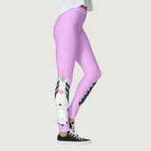 Leggings Unicorne en Pose de Yoga (Droite)