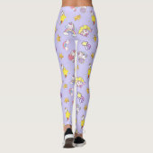 Leggings Unicorne Rainbow Star Lumière Purple Thème (Dos)