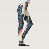 Leggings Unicornes Noël : Moyen Age Imprimer (Droite)