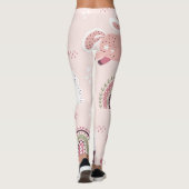 Leggings Unicorns Rainbows : Pastel Magic Arrière - plan. (Dos)