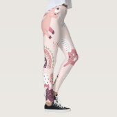 Leggings Unicorns Rainbows : Pastel Magic Arrière - plan. (Droite)