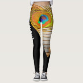 Leggings Unique Modèle moderne tendance Peacock (Devant)