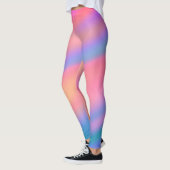 Leggings Unique tendance Rose bleu vert vert vert abstrait  (Gauche)