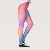 Leggings Unique tendance Rose bleu vert vert vert abstrait  (Droite)