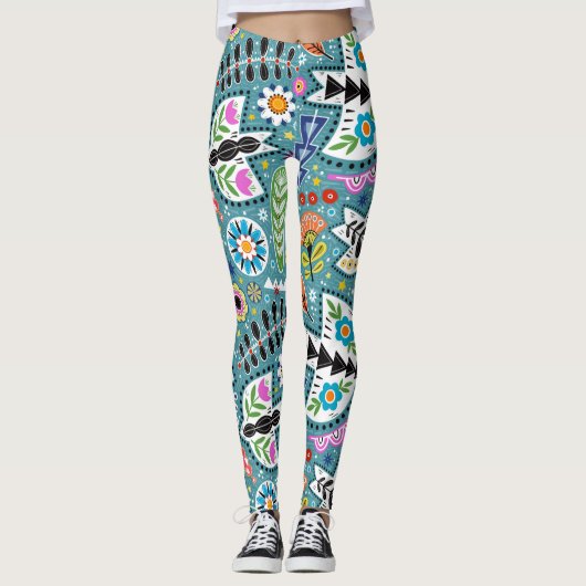 Leggings uniques et amusants (Devant)