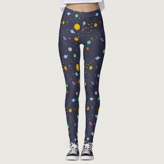 Leggings Univers, l'espace, leggins d'imaginaire pour des (Devant)