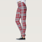 Leggings Université d'État de Washington Cougar Tartan (Gauche)