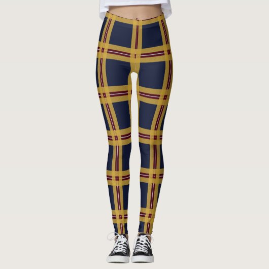 Leggings Université Norwich Tartan (Devant)