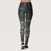 Leggings Urban Chic : Cool Brick Wall Texture (Dos)