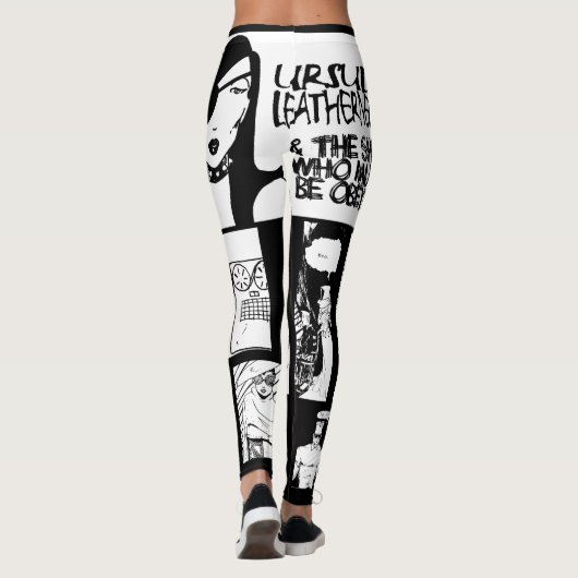 Leggings Ursula LEatherneck Punk Bande dessinée (Dos)
