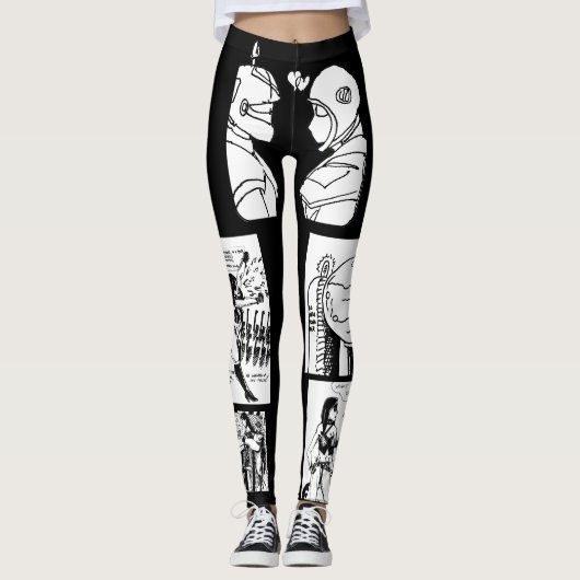 Leggings Ursula LEatherneck Punk Bande dessinée (Devant)