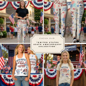 Leggings US 250th Anniversary Patriotic Gnome