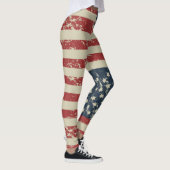 Leggings USA Drapeau Déserté Look (Droite)