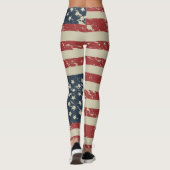 Leggings USA Drapeau Déserté Look (Dos)