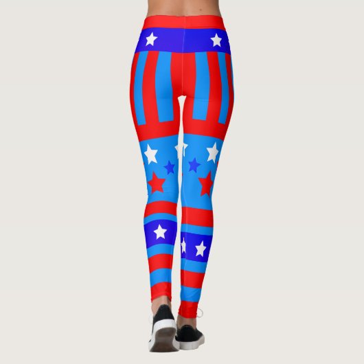 Leggings USA Patriot Stars and Stripes (Dos)