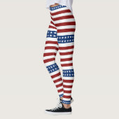 Leggings USA Stars and Stripes (Gauche)