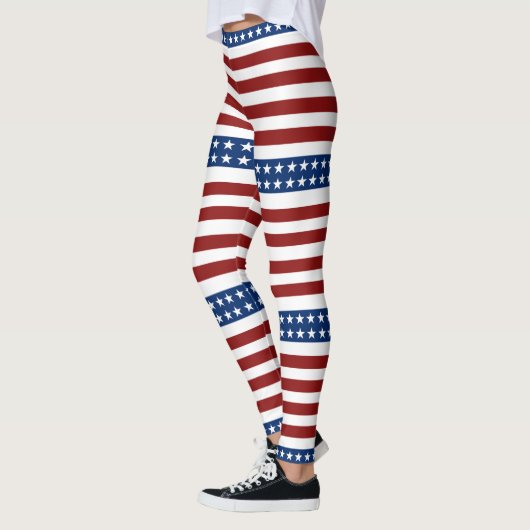 Leggings USA Stars and Stripes (Gauche)