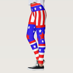 Leggings USA Stars and Stripes